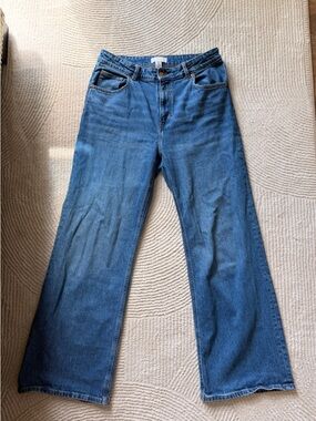 H&M Medium Blue Women's Straight-Leg Jeans